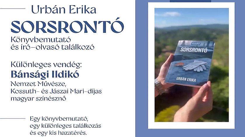 SORSRONTÓ – Könyvbemutató és író-olvasó találkozó