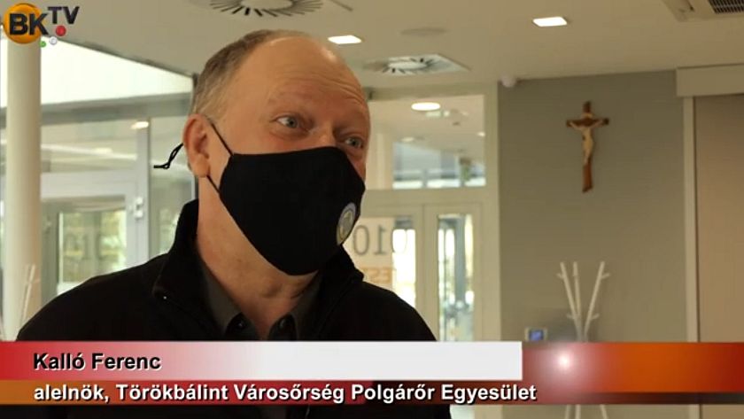 Törökbálint Közbiztonságáért díj Kalló Ferencnek