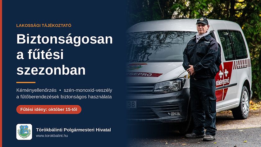 Biztonságosan a fűtési szezonban